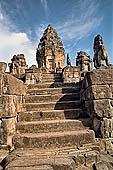 Bakong temple - stairway accessing the main tower